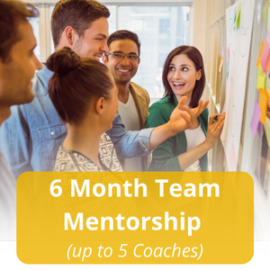 6 Month Team Mentorship (up to 5 Coaches)