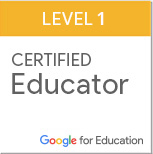 Image of Google For Education Certified Educator Level 1 Badge