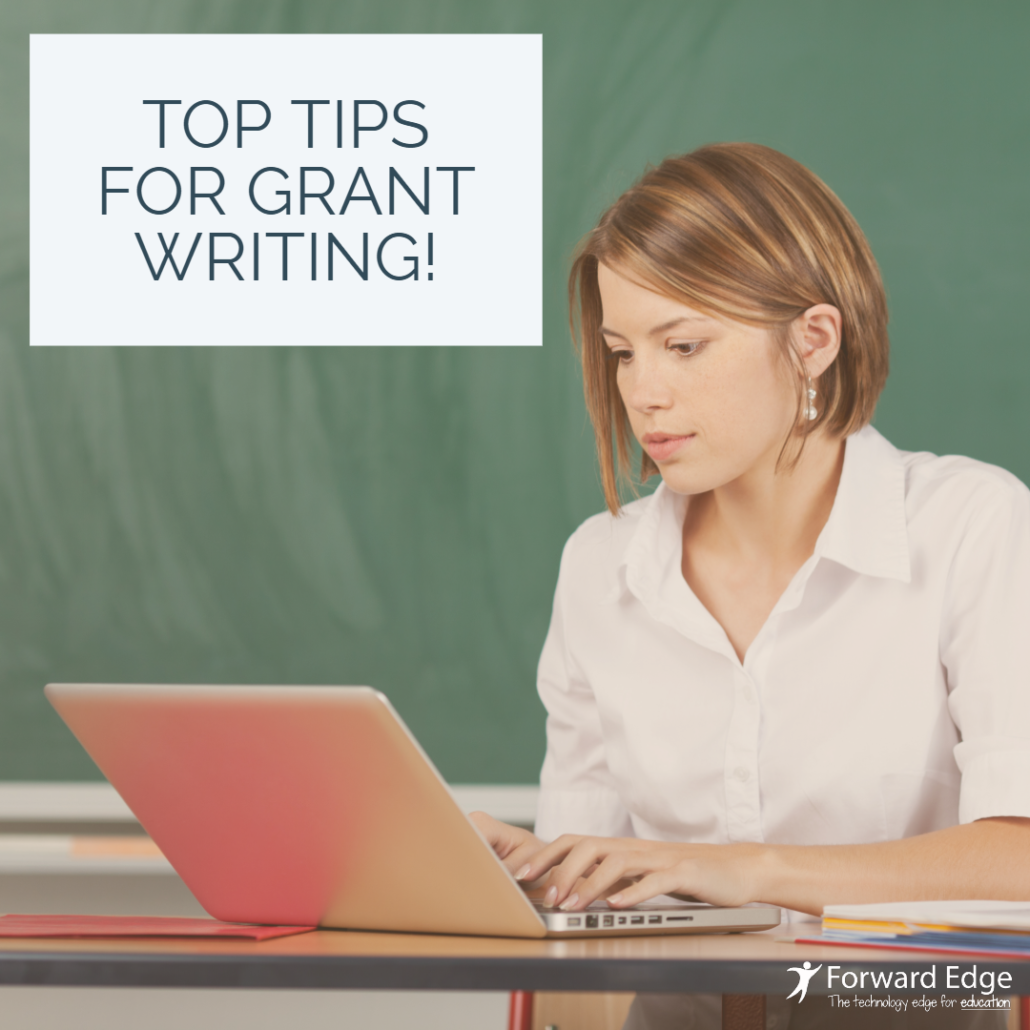 Image of Teaching Working on Laptop - Tips for Grant Writing