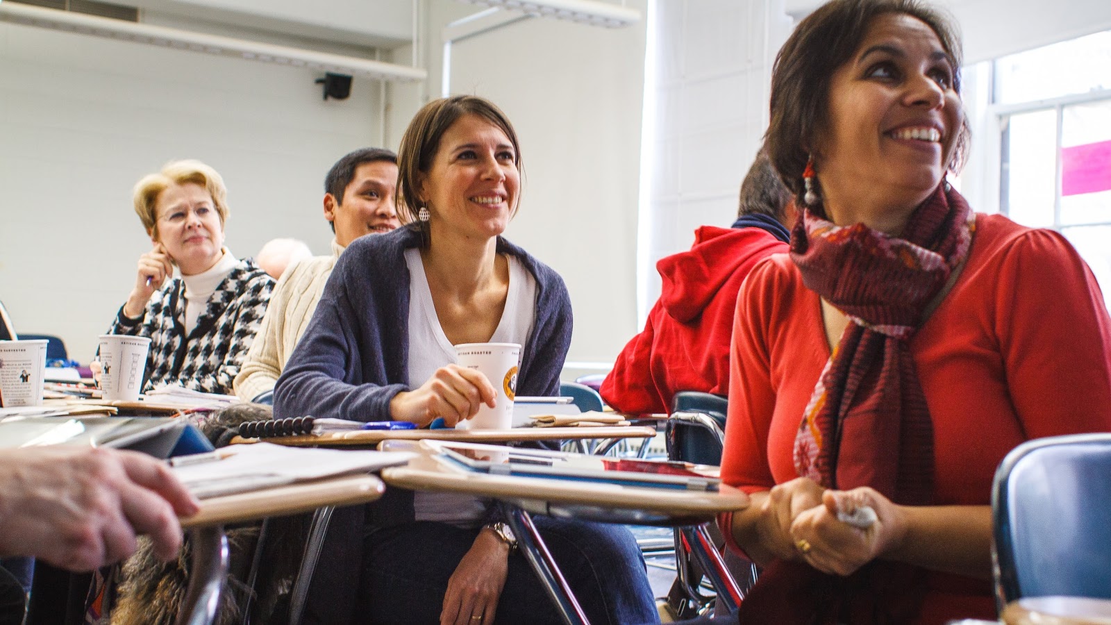 teachers at professional development