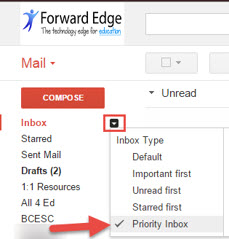Image of Creating Priority Inbox in Gmail Screenshot