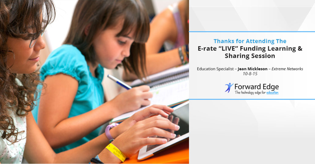 Image Of Thank You for Attending E-Rate Funding Learning, and Sharing Lesson