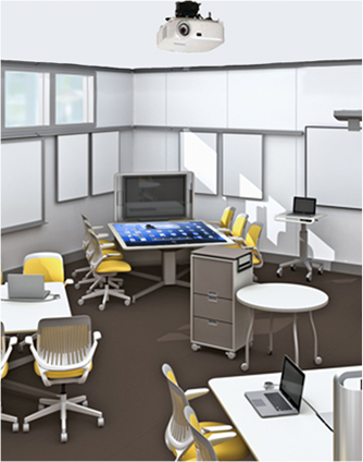 Image of Classroom AV Design Rendering