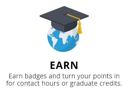 Image of Earing Graduate Credits for Badges