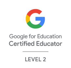 Image of Google for Education Certified Trainer Badge Level 2 Logo