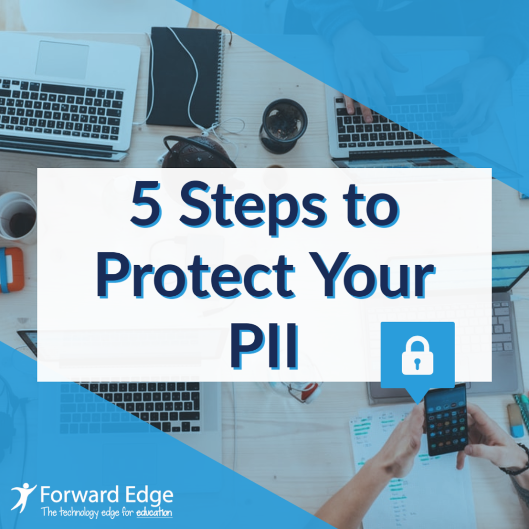 Image of 5 Steps to Protect PII Presentation Title Page